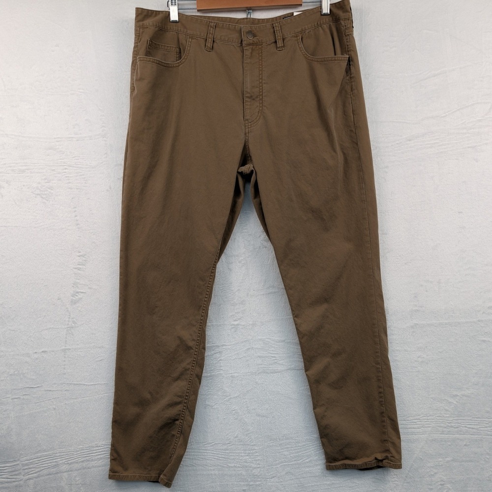 Vineyard Vines Pants Men's 38x32 Brown Slim Fit Chino Straight Stretch Preppy